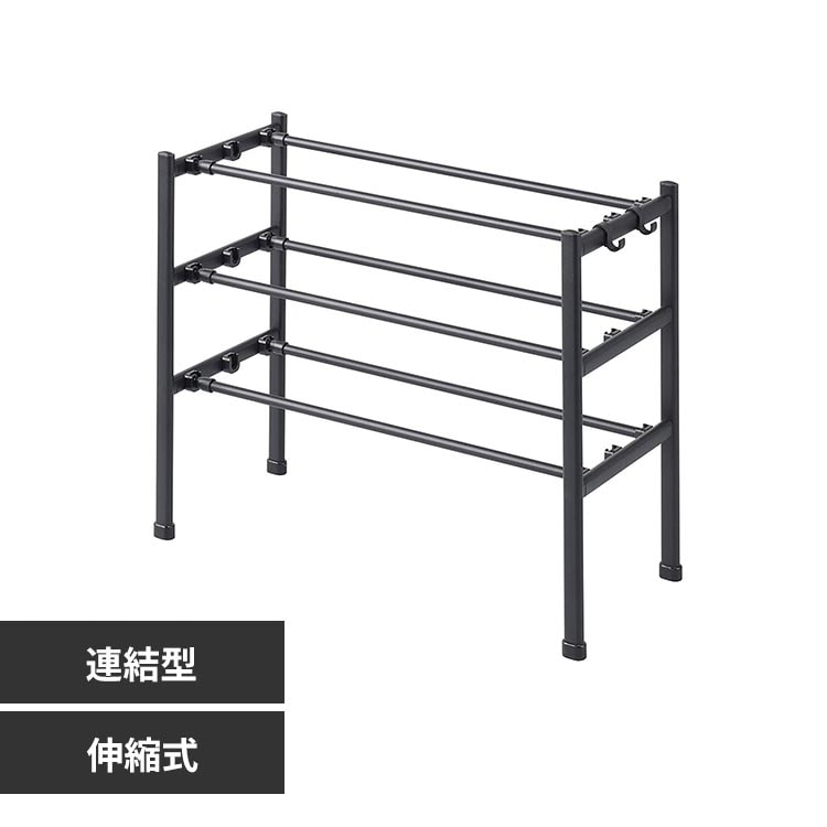 LIV PLUS Quick Lock �L�k���V���[�Y���b�N 3�i �A���^ �u���b�N NY-401
