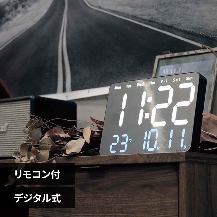 SLOWER LED CLOCK Viento ALUMINUM SLW402