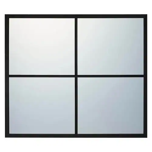 ミラー 75×65 MD-5401BK ブラック【時間指定不可】【代引不可】【同梱不可】_0