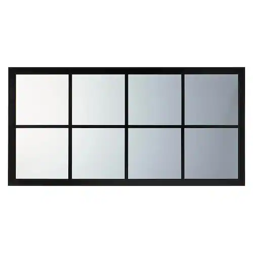 ミラー 100×50 MD-5402BK ブラック【時間指定不可】【代引不可】【同梱不可】_0