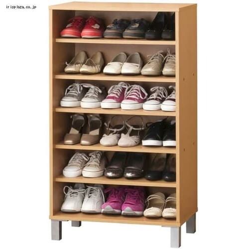 【販売終了】オープンシューズボックス W60 26099 ナチュラル 【代引き不可】_0