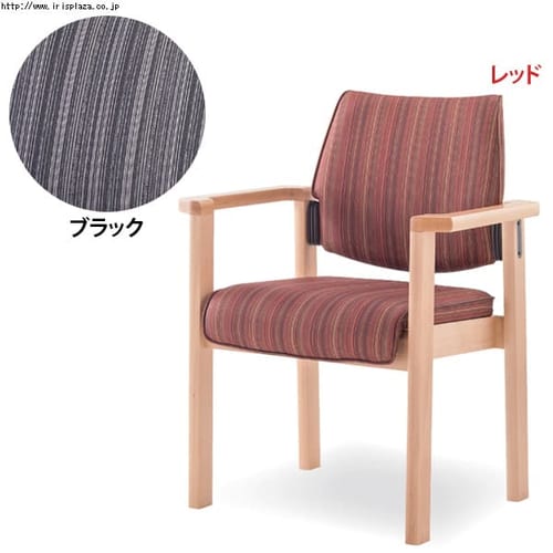 ダイニングチェア JUZA CFLD-FN レッド・ブラック