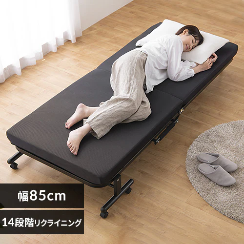 ベッド セミシングル 折りたたみ 14段階リクライニング 厚さ10cm OTBSS  