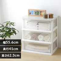 �`�F�X�g 3�i ���[�{�b�N�X �^���X �E�b�h�g�b�v�`�F�X�g WTW-543 �z���C�g