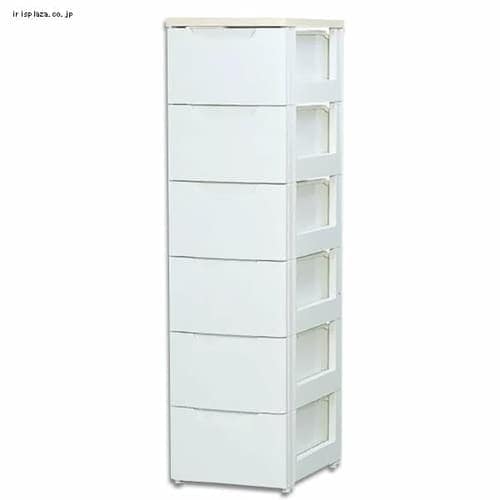 ウッドトップチェスト 6段