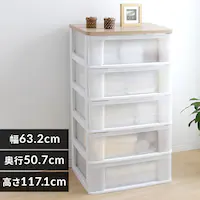 �`�F�X�g 5�i ���[�{�b�N�X �^���X �E�b�h�g�b�v�`�F�X�g W655P �t�����`�I�[�N�@