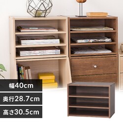 �J���[�{�b�N�X �I�t�� �X�^�b�N�{�b�N�X STB-400T �u���E��