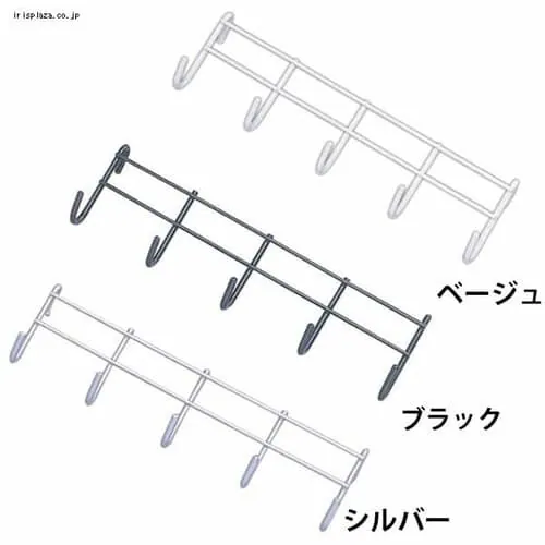メッシュパネル5連フック MPA-5F ブラック _0