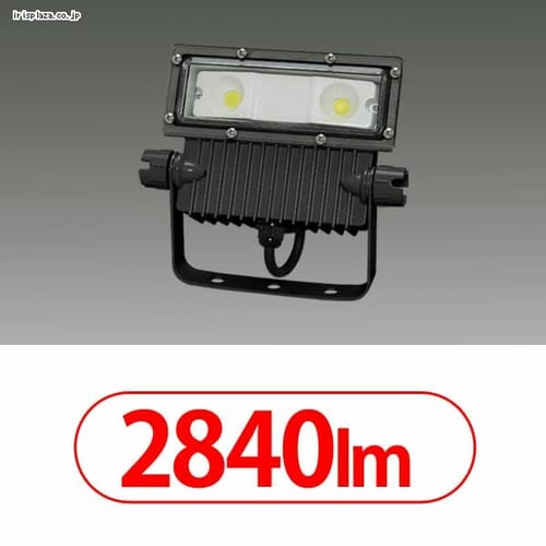 屋外LED照明 角型投光器25W IRLDSP25N2-W-BK　ブラック