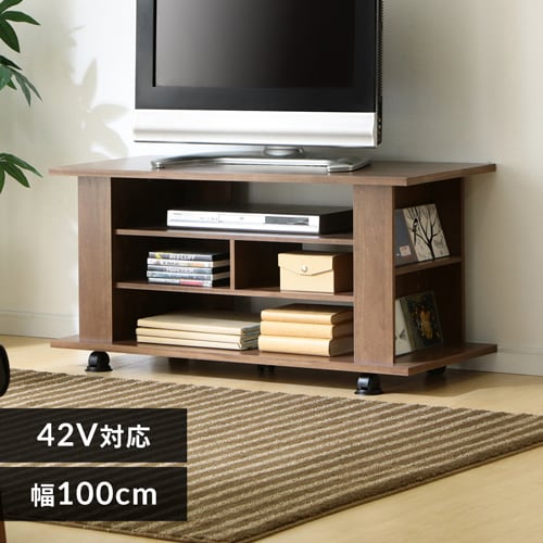 ＜アイリスプラザ＞ オープンテレビ台 100cm OAB-100 全4色