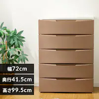 �`�F�X�g 5�i ���[�{�b�N�X �^���X ���[���`�F�X�g RC-725 �z���C�g�^�u���E�� 