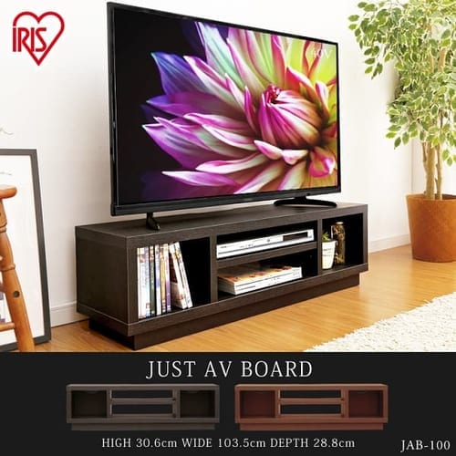 人気商品】 テレビ台 幅 43型対応 収納棚 組立かんたん 工具不要 TV43BW