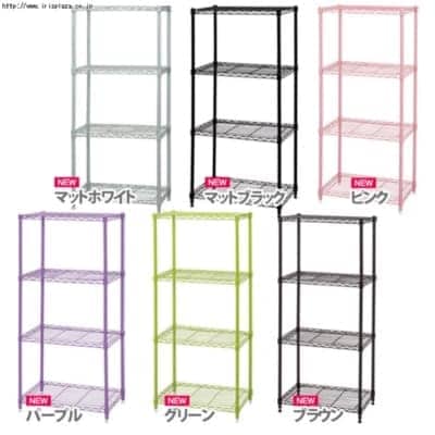 �X�`�[�����b�N ��55cm 4�i �J���[���^�����b�N CMM-55124 �u���b�N