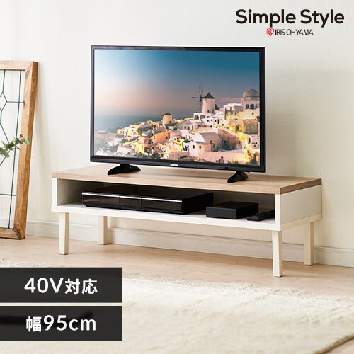 �y�󂠂�z�e���r�� ��95cm �E�b�hAV�{�[�h WAB-950 �E�H�[���z���C�g�^���C�g�i�`������_0