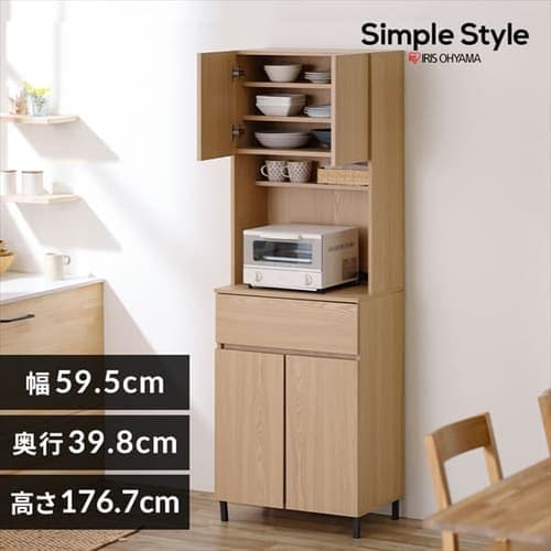 キッチンキャビネット KCB-590H ハイタイプ ナチュラル K296110