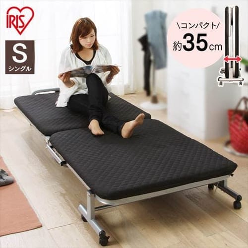  折りたたみベッド　ＯＴＢ−Ｅ　ブラック【組立品】の画像