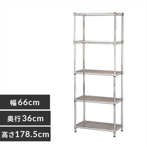 �y�󂠂�z�X�`�[�����b�N ��66cm ���^�����b�N 5�i MR-6518J (�|�[�����a25mm�E�I��5��) 