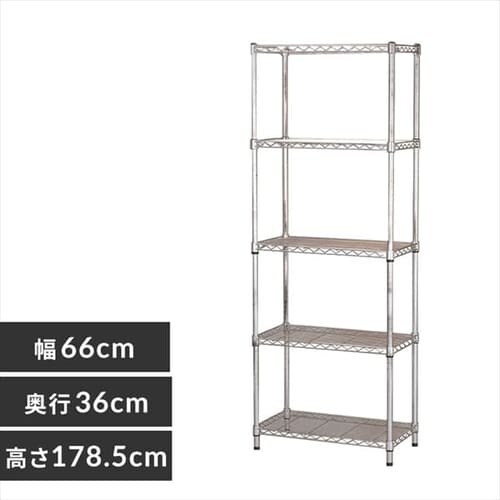 �y�󂠂�z�X�`�[�����b�N ��66cm ���^�����b�N 5�i MR-6518J (�|�[�����a25mm�E�I��5��) _0