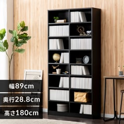 コミックラック 大容量タイプ CORK-1890 ホワイト K285233 │アイリス