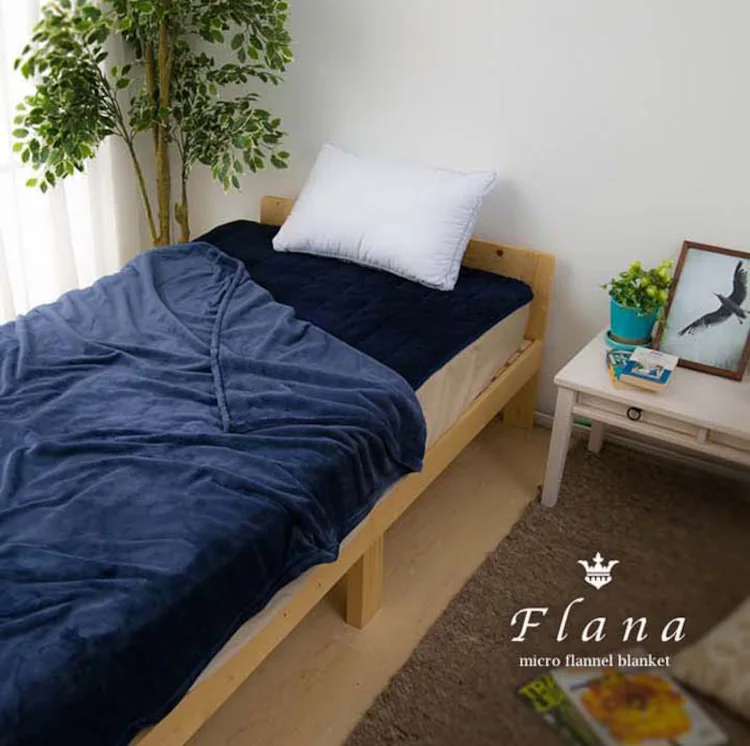 クリアグローブ Flana フランネルファイバー毛布 プレーン ダブル CGFF-18200 全4色