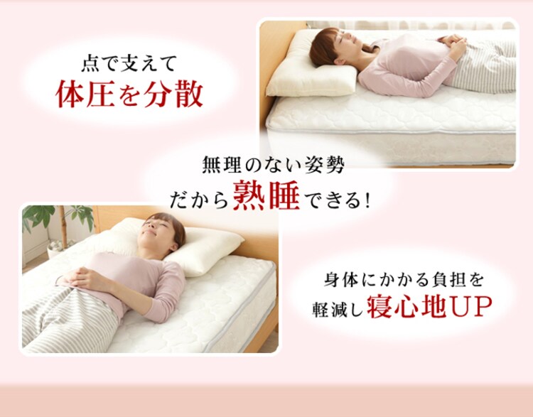 圧縮ロールポケットコイルマットレス セミダブル ナイスデイ 