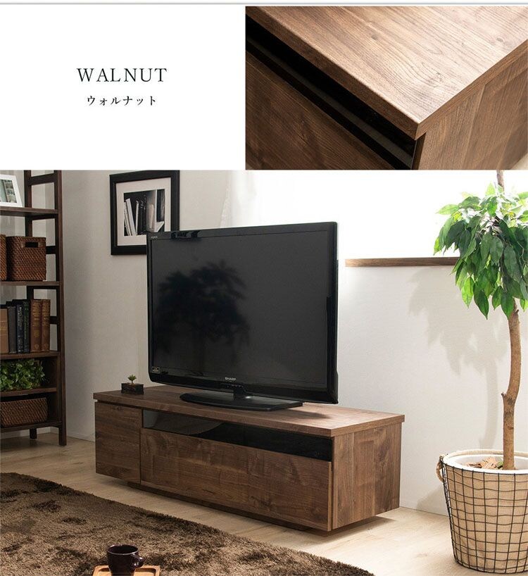 国産完成品テレビ台W120 全2色【プラザセレクト】