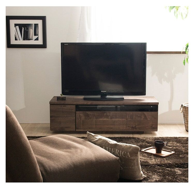 国産完成品テレビ台W120 全2色【プラザセレクト】