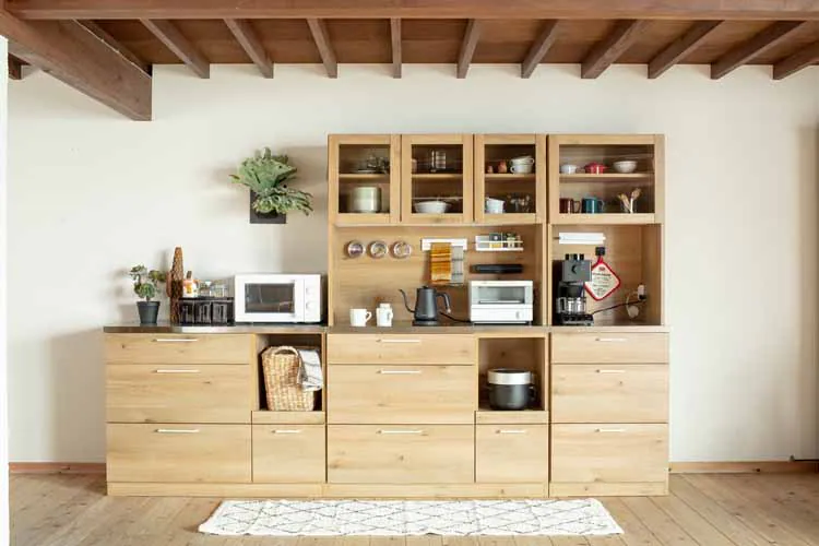 (3個口)nora ノラ Llindt2 リンツ2 60幅 オープンダイニングボード 350613 全2色×2種類【プラザセレクト】