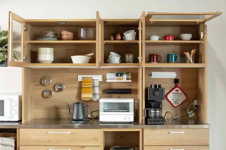 (3個口)nora ノラ Llindt2 リンツ2 60幅 オープンダイニングボード 350613 全2色×2種類【プラザセレクト】