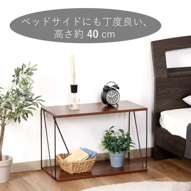 収納ラックオープンラック棚ワイヤーラック組み立て工具不要2段おしゃれ幅60cmEZBOワイヤーラック2段