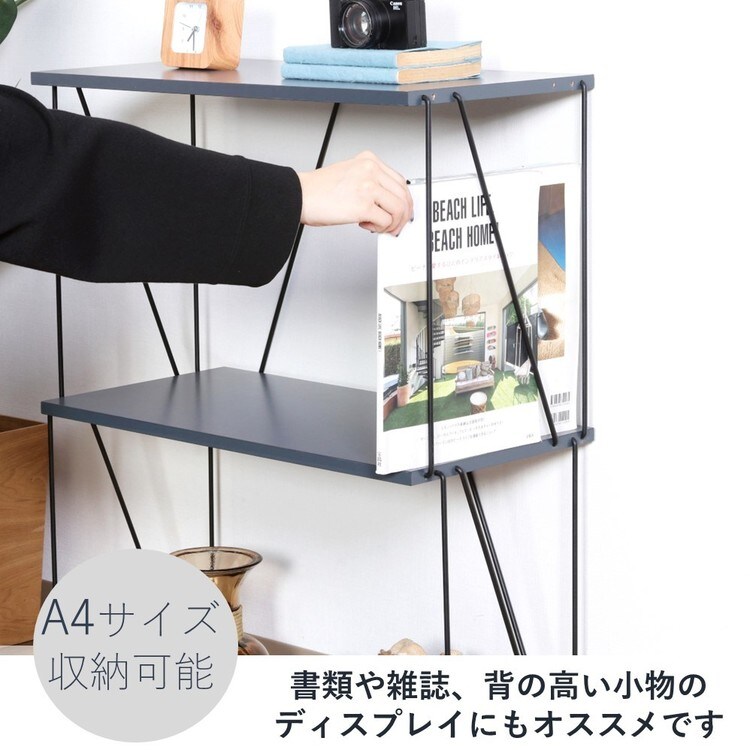 収納ラックオープンラック棚ワイヤーラック組み立て工具不要3段おしゃれ幅60cmEZBOワイヤーラック3段 