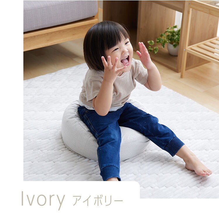 クッションになる 布団収納ケース 丸型（小） 全4色【プラザセレクト】