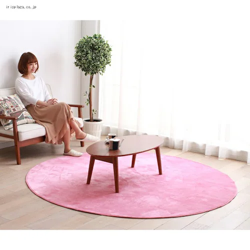 フランネルラグ 円形 200×200cm 56336823 全2色 _1