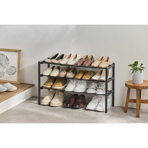 LIV PLUS Quick Lock �L�k���V���[�Y���b�N 3�i �u���b�N NY-361_1