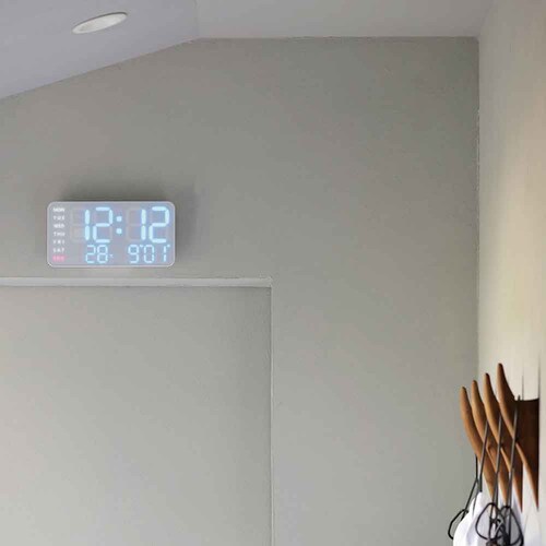SLOWER LED CLOCK Cielo SLW371 �z���C�g�i�u���[LED�j_1