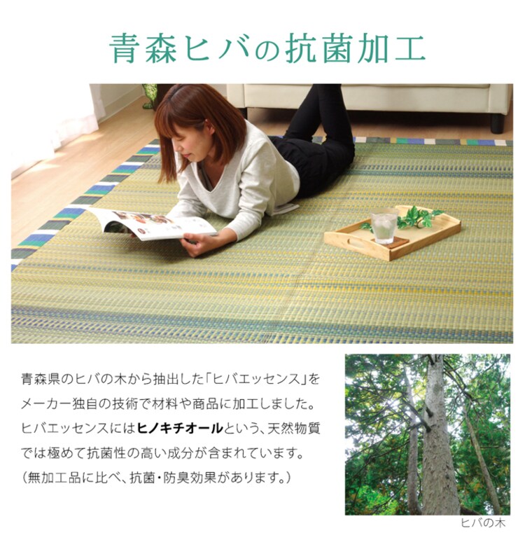 い草ラグ 国産 ラグ カーペット 『DXいろは』