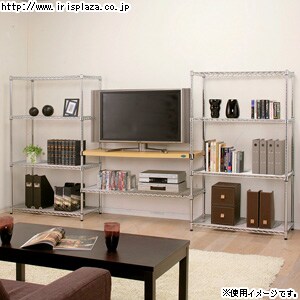 メタルラック 棚板 幅46cm MR-46QT (ポール直径25mm) K540377