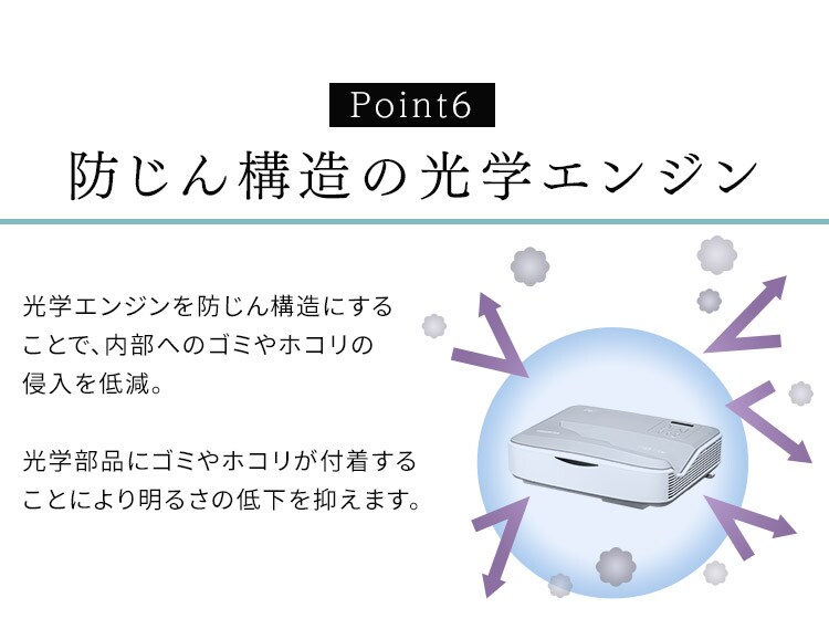 プロジェクター WXGA 1280&times;800 4000lm 短焦点 IP-AW400W【代引き不可】11