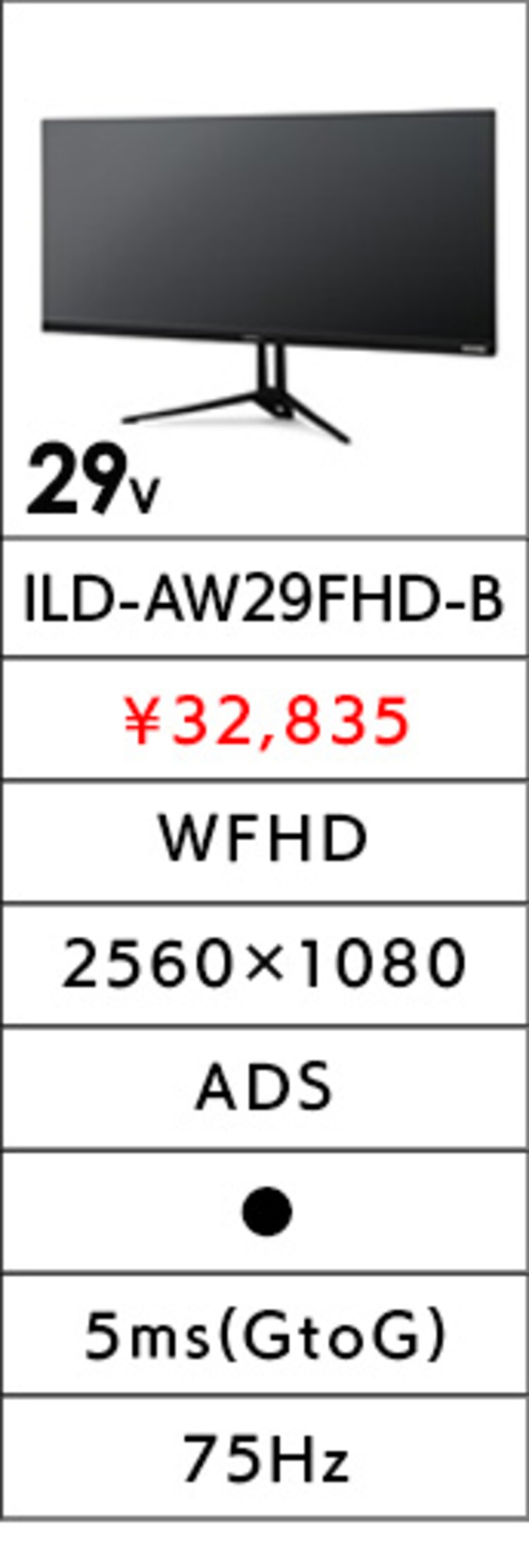 ウルトラワイドモニター 43.8インチ LUCA ILD-AUW43FHDS-B10