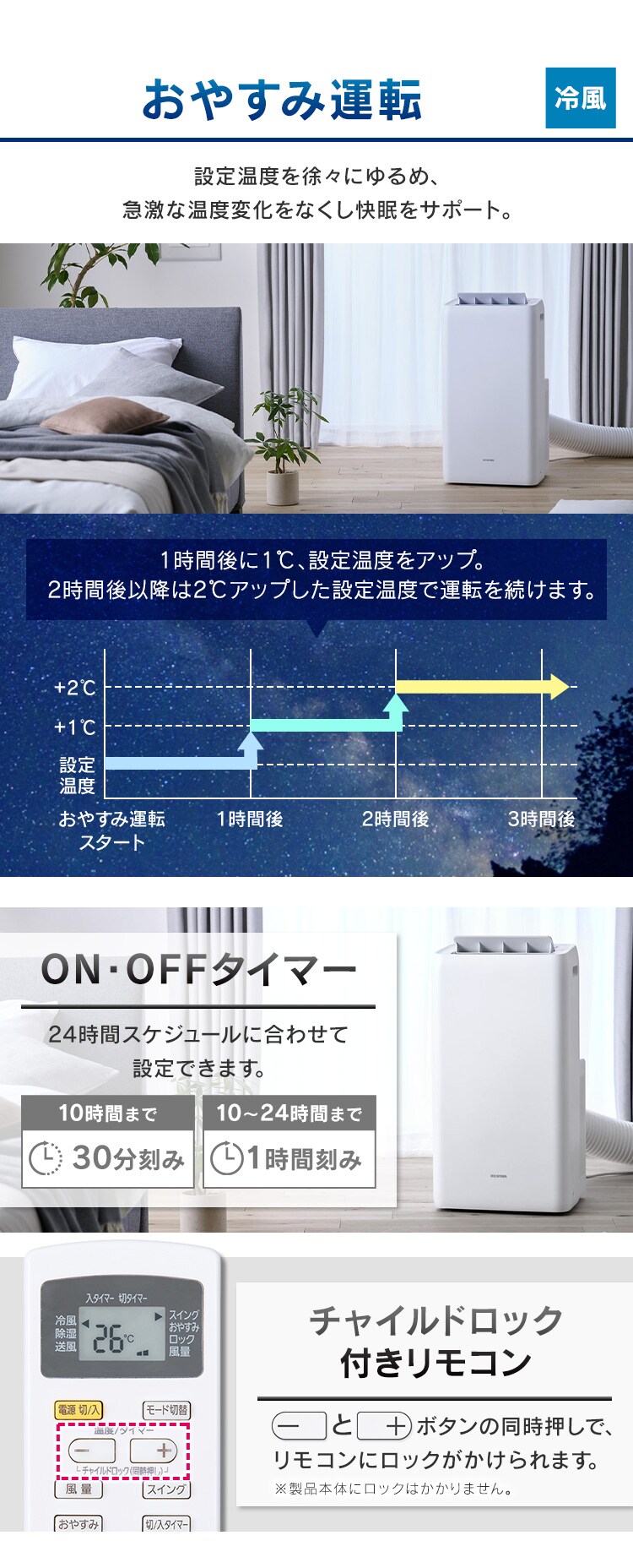 【訳あり】ポータブルクーラー  7〜10畳 airwill  IPA-2822G7