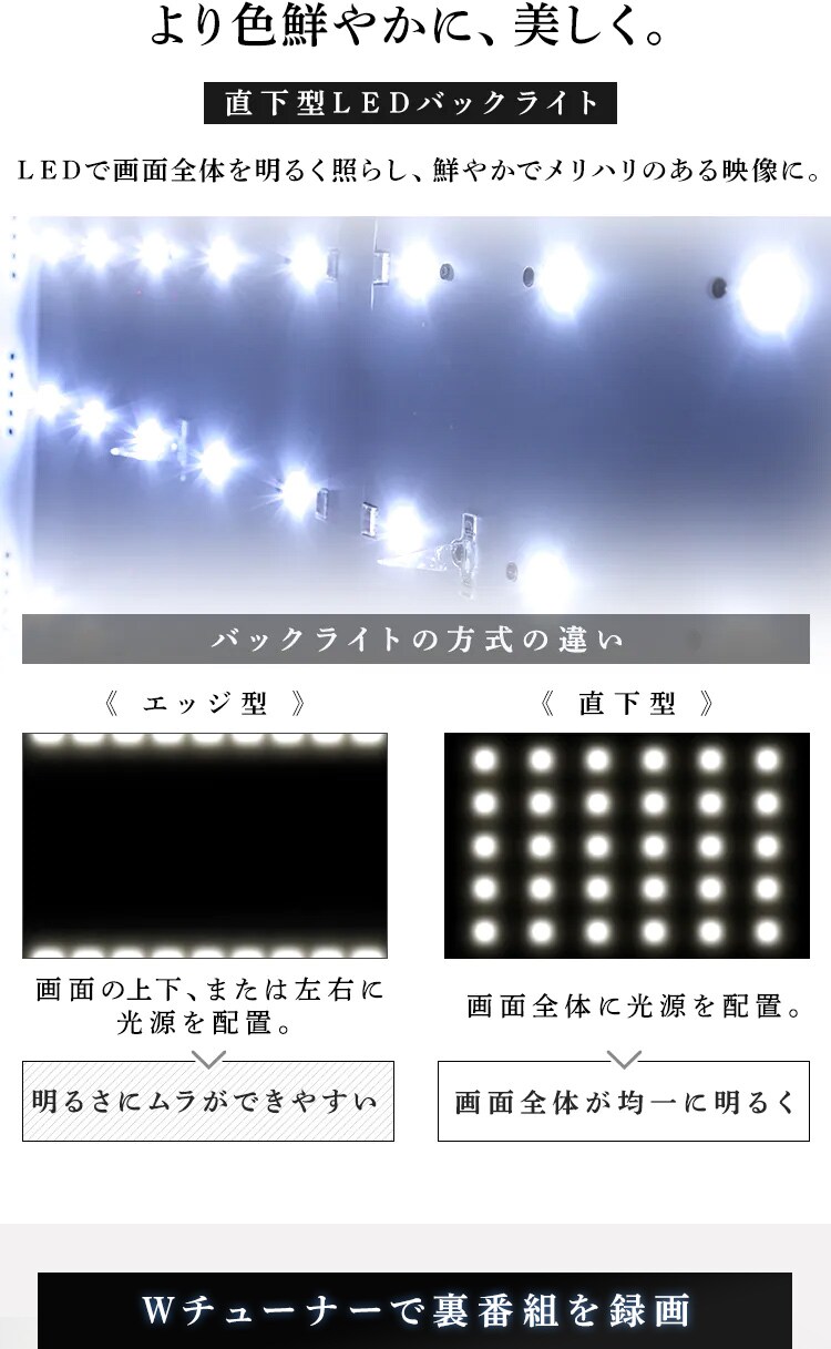 Fiona 液晶テレビ 4K 50V型 50UB10PC6