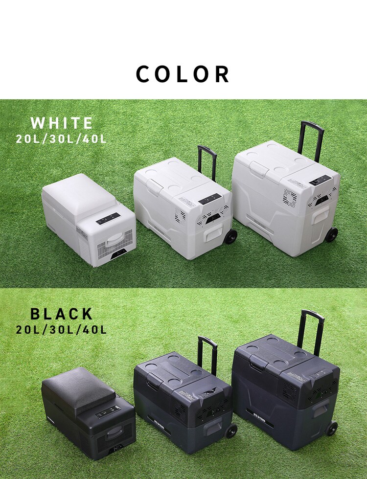 冷蔵庫 30L ポータブル 幅61.5cm IPD-3A-B2 ブラック13