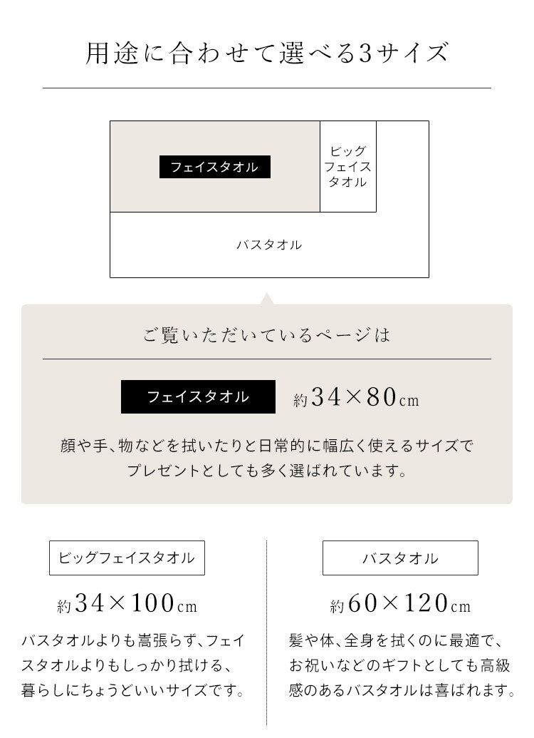 【2枚セット】今治製 フェイスタオル ボリュームタッチ FT-V2 アイボリー1