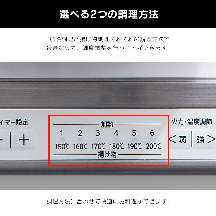 IHクッキングヒーター 1口 1400W IHコンロ 一人暮らし IHC-B113 ホワイト3