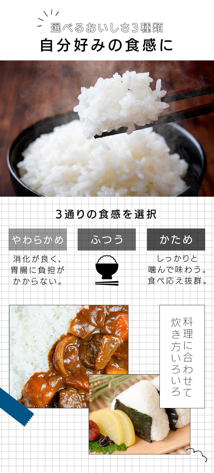 炊飯器 3合 マイコン式 RC-BMA30-B ブラック3