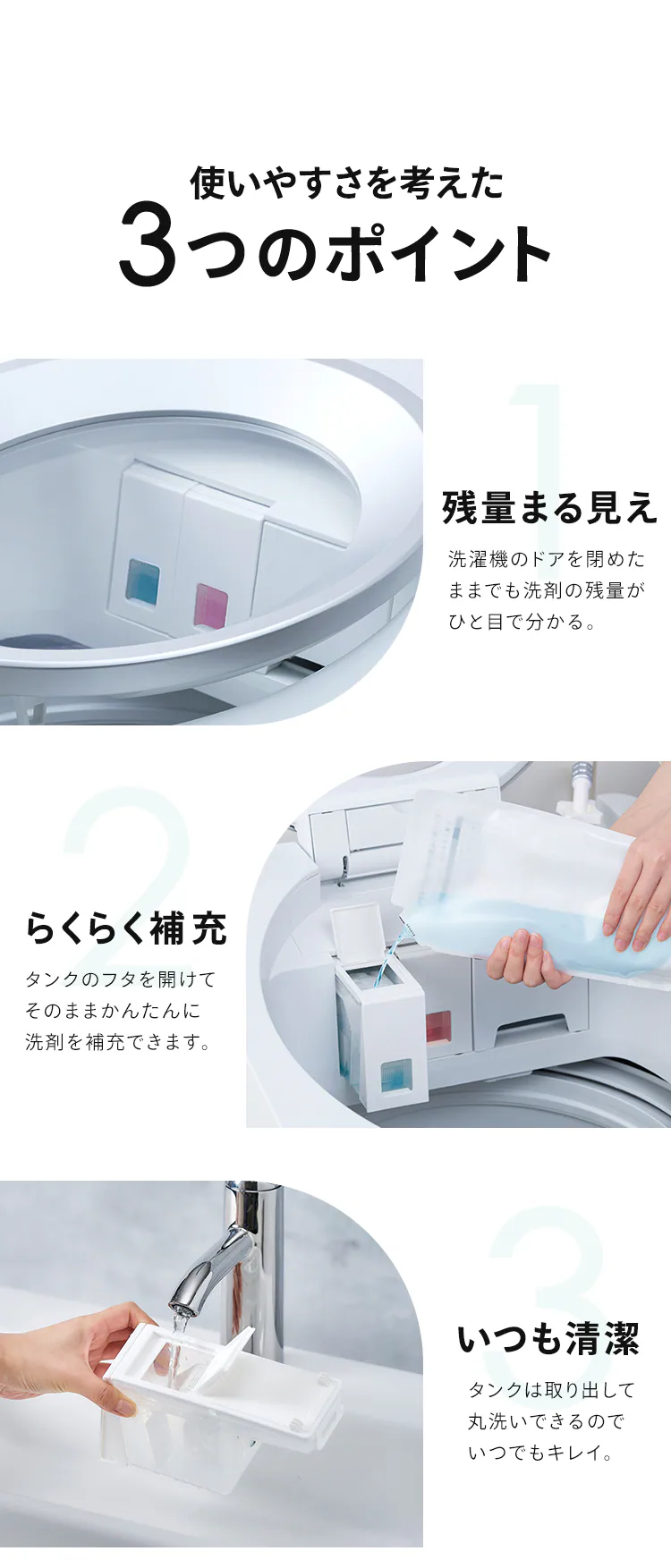 全自動洗濯機 7.0kg OSH ITW-70B01-W ホワイト11