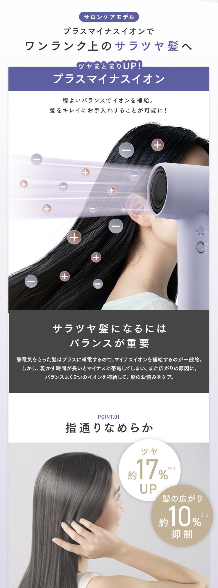MiCOLA イオンドライヤー 速乾モデル 大風量 HDR-M501-T モカ6