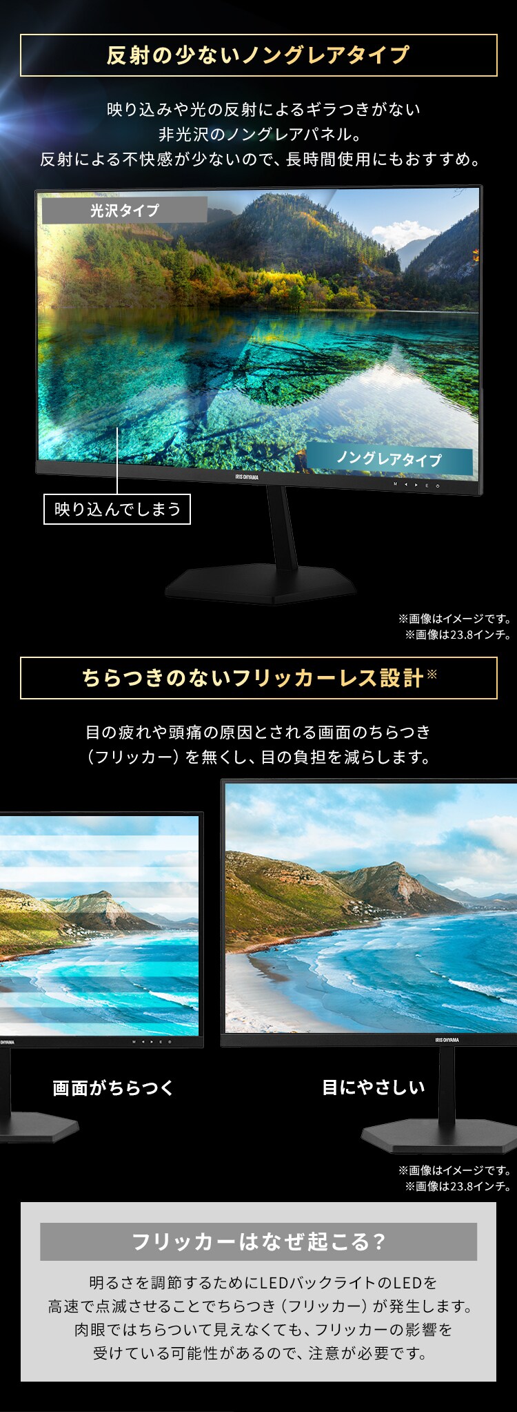 モニター 21.5インチ ディスプレイ LUCA DT-KF215R-B6