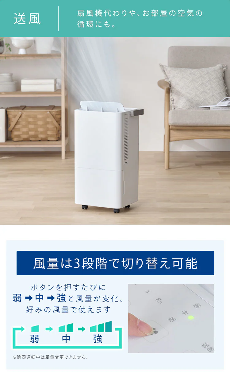 コンパクトクーラー 工事不要 ICP-0302Y-W ホワイト5