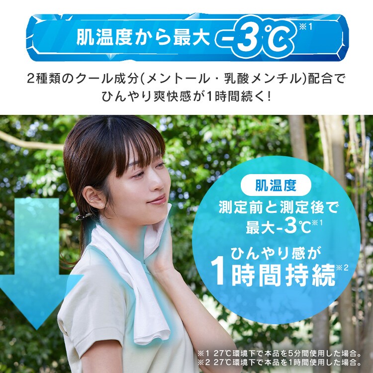 【3個セット】冷感タオル クールラッシュ スティックタイプ CLTS-17P3